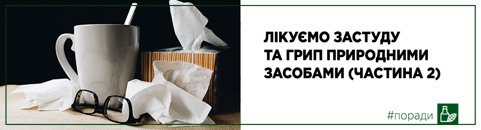 Лікуємо застуду та грип природними засобами (частина 2)