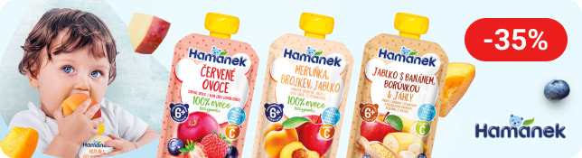 Корисні фруктові пюре ТМ Hamanek - смакує Мама і малюк!