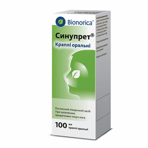 Синупрет капли орал. фл. 100мл