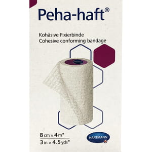 Бинт медичний самофіксуючий Peha-haft (Пеха-Хафт) когезивний еластичний розмір 8см х 4м 1 шт
