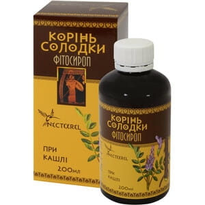 Солодки корінь фітосироп флакон 200 мл