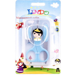 Набір манікюрний LINDO (Ліндо) артикул 801 ножиці, пилка і щипчики