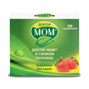 Доктор Мом леденцы клубника №20