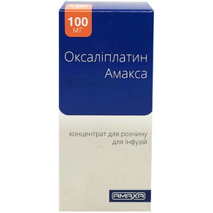 Оксаліплатин Амакса конц. д/р-ну д/інф. 5мг/мл фл. 20мл (100мг) №1 ***