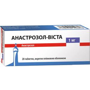 Анастрозол-Віста табл. в/о 1мг №28***