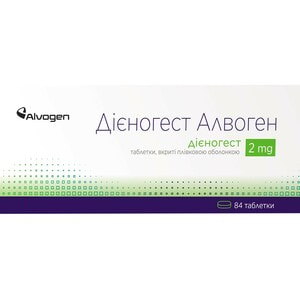 Дієногест Алвоген табл. в/о 2мг №84