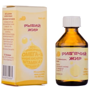 Рыбий жир жидк. орал. 50мл