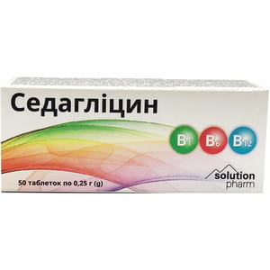 Седагліцин табл. №50 Solution Pharm
