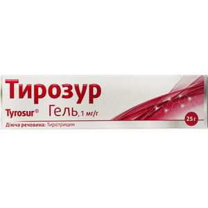Тирозур гель 1мг/г туба 25г