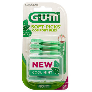 Набор щеток GUM (Гам) межзубных Soft Picks Comfort Flex Mint стандартные 40 шт