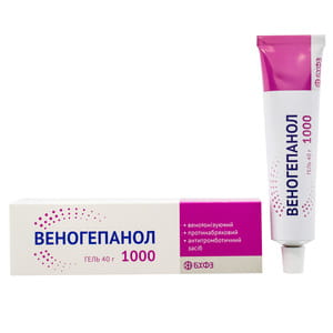 Веногепанол 1000 гель туба 40г