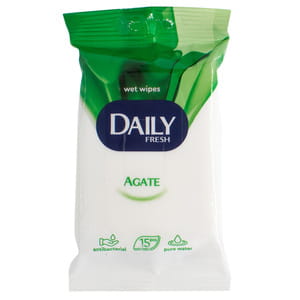 Салфетки влажные DAILY FRESH (Дэйли Фреш) универсальные в ассортименте 15 шт