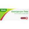 Клопідогрел-Тева табл. в/о 75мг №30