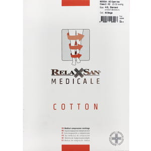 Гольфы RELAXSAN (Релаксан) Soft открытый носок (23-32 мм) размер 4 бежевые 1 пара
