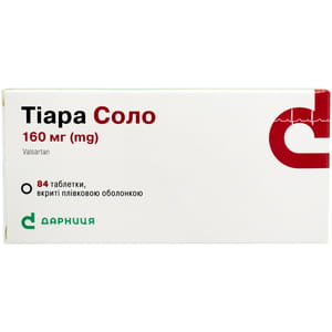 Тиара Соло табл. п/о 160мг №84