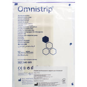 Стрічки для безшовного закриття ран Omnistrip (Омнистріп) розмір 12 мм х 101 мм 1 шт