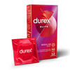 Презервативи латексні з силіконовою змазкою DUREX (Дюрекс) Elite (Еліт) особливо тонкі 12 шт