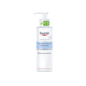 Молочко для обличчя EUCERIN (Юцерин) DermatoClean (Hyaluron) (ДерматоКлін Гіалурон) очищуюче для сухої чутливлої шкіри 200 мл