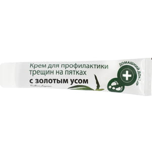 Крем для ног Домашний Доктор для профилактики трещин на пятках с золотым усом 42 мл