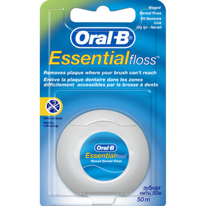 Зубна нитка ORAL-B (Орал-бі) Essential Floss (Есеншиал флос) вощена м'ятний смак 50 м
