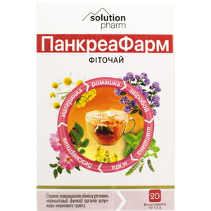 Панкреа Фарм фиточай фильтр-пак. 1,5г №20 Solution Pharm