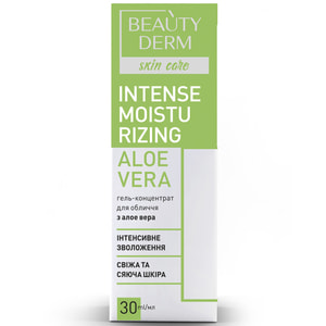 Гель-концентрат для обличчя Beauty Derm (Бьюті дерм) з алое вера 30 мл