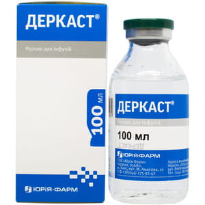Деркаст р-н д/інф. пляшка 100мл