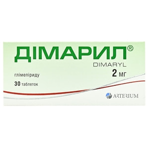 Димарил табл. 2мг №30