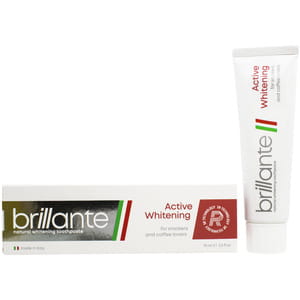 Зубна паста BRILLANTE (Бріллант) Active Whitening для курців та цінителів кави 75 мл