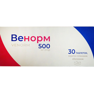 Венорм табл. п/о 500мг №30