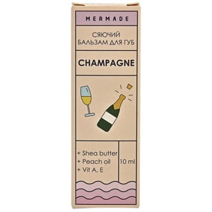 Бальзам для губ MERMADE (Мермейд) Champagne сяючий 10 мл