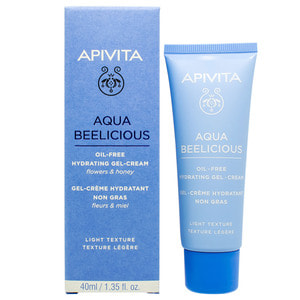 Гель-крем для лица APIVITA (Апивита) AQUA BEELICIOUS (Аква Белициос) легкой текстуры нежирный, увлажняющий 40 мл