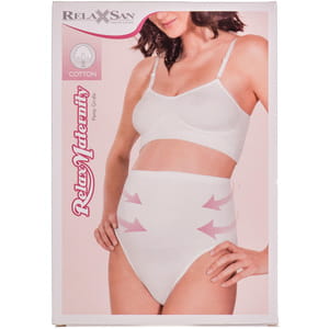Трусы-бандаж послеродовые RELAXSAN (Релаксан) женские SLIM M белые