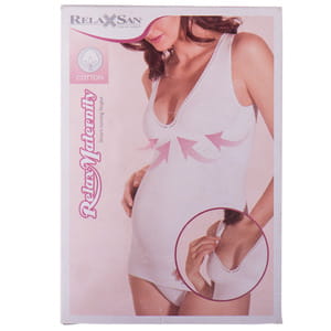 Майка для годування RELAXSAN (Релаксан) жіноча SMART NURSING SINGLET S біла