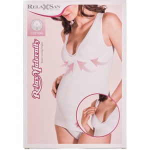 Майка для годування RELAXSAN (Релаксан) жіноча SMART NURSING SINGLET L біла