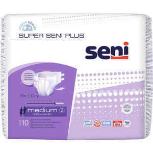 Підгузки для дорослих SENI (Сені) Super Plus Medium (Супер Плюс Медіум) розмір M/2 10 шт