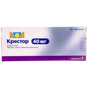 Крестор табл. в/о 40мг №28