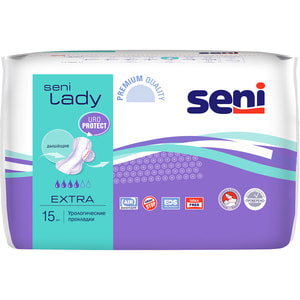 Прокладки урологічні SENI Lady (Сені Леді) Extra (Екстра) 15 шт