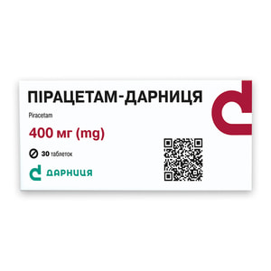 Пирацетам-Дарница табл. 400мг №30