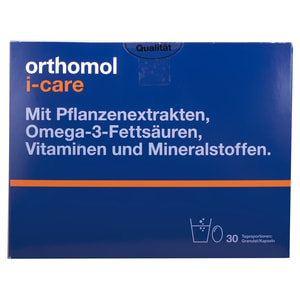 Ортомол Ай-Кеар (Orthomol I-Care) вітамінний комплекс для загального зміцнення організму гранули + капсули на курс прийому 30 днів