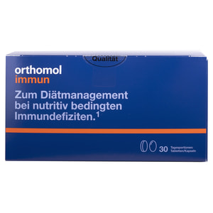 Ортомол Іммун (Orthomol Immun) вітамінний комплекс для підвищення імунітету капсули + таблетки на курс прийому 30 днів