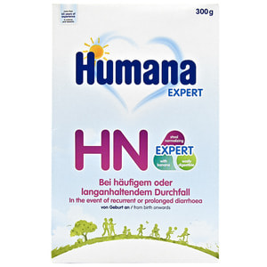 Смесь сухая молочная HUMANA (Хумана) HN Expert при нарушениях пищеварения, что сопровождаются диареей для детей з рождения 300 г