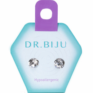 Сережки DR.BIJU (Доктор Бижю) Сіріус 7,1 мм Кришталь 1 пара