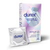 Презервативи латексні з силіконовою змазкою DUREX (Дюрекс) Invisible (Інвізібл) Extra Lube ультратонкі з додатковою змазкою 12 шт