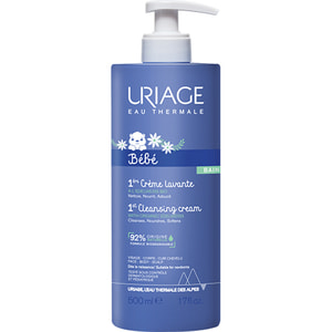Крем для купання URIAGE (Урьяж) Bebe перший очищуючий для дітей та немовлят живильний 500 мл