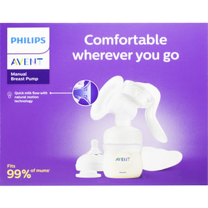 Молоковідсмоктувач AVENT (Авент) SCF 430/10 Naturals (Нейчерал) механічний + пляшечка