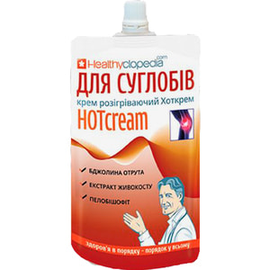 Крем для поліпшення роботи суглобів Healthyclopedia Хоткрем зігріваючий 100 мл