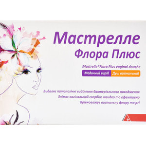 Мастрелле Флора Плюс душ вагінальний для нормалізації та підтримки вагінальної мікрофлори в саше упаковка 10 шт