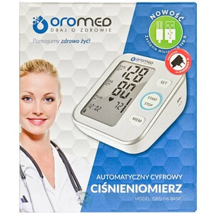 Измеритель (тонометр) артериального давления Oromed (Оромед) модель ORO-N6 Basic-Z автоматический с адаптером