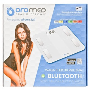 Ваги напольні Oromed (Оромед) модель ORO-SCALE Bluetooth White